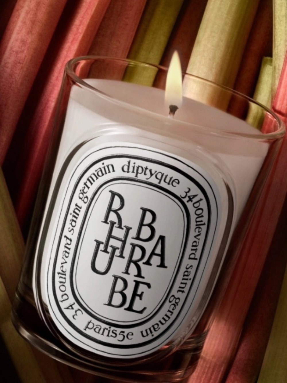NEW Diptyque Paris Rhubarbe Candle 35g RARE